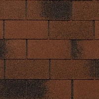 Гибкая черепица однослойная Tegola Top Shingle ВИНТАЖ Коричневый