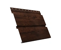 Софит металлический с перфорацией Квадро брус Grand Line Print Elite (Южная Корея) 0,45 мм Cherry Wood