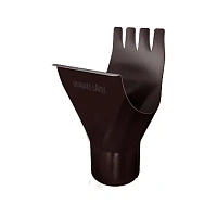 Выход из желоба Grand Line 125/90 мм RAL 8017 - коричневый шоколад