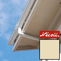 Пластиковый водосток Nicoll LG 29 150/100 Слоновая кость RAL 1015