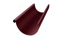 Желоб полукруглый Optima 125/90 мм 3м RAL 3005 красное вино