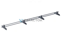 Снегозадержатель трубчатый Vegastok VegaLux 25x45 (овал) 3 м универсальный RAL 7024