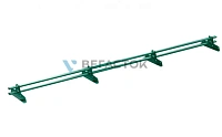 Снегозадержатель трубчатый Vegastok VEGALite 20x40 (овал) 3 м универсальный RAL 6005