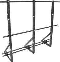 Ограждение кровли со снегозадержателем ТЕКТА H-1200 d-25 (круг) EURO RAL 7024