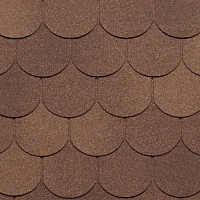 Гибкая черепица однослойная Tegola Nordland АНТИК Коричневый с отливом