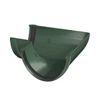 ТН ПВХ угол желоба 90°, Зеленый RAL 6005