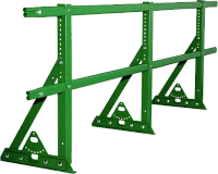 Ограждение кровли ROOFSYSTEMS ELITE для фальцевой кровли H-1200 (овал) RAL 6002