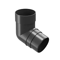 Docke PREMIUM Колено трубы 72°, Графит