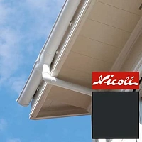 Пластиковый водосток Nicoll LG 29 150/100 Черный RAL 9011