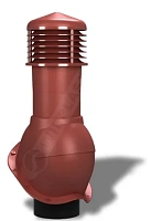 Wirplast Выход вентиляции НЕИЗОЛИРОВАННЫЙ для металлочерепицы D150 мм/H500 мм Красный RAL 3009
