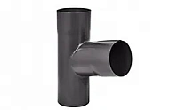 Тройник AQUASYSTEM покрытие PURAL, серый RR 23 D 125/90 мм