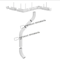 Металлический водосток МП Бюджет 120/86 Полиэстер RAL 9003 (Белый)