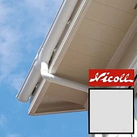Пластиковый водосток Nicoll LG 29 150/100 Белый RAL 9010