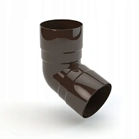 Gamrat Колено трубы 63 мм, Коричневый