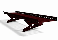 Переходной мостик Borge для фальцевой кровли 1,5 м Ral 3005