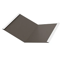 Aquasystem Ендова внутренняя, 0,45 мм Полиэстер (Россия) RR 32 (т-коричневый)