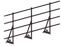 Ограждение кровли ROOFSYSTEMS PRESTIGE H-1200 (овал) EURO ГОСТ Р 53254-2009 RAL 8017