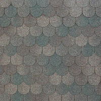 Гибкая черепица однослойная Tegola Nobil Tile ВЕРОНА Тёмно-серый