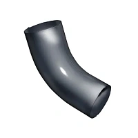 Колено 60 гр. Grand Line 150/100 мм RAL 7024 - серый графит