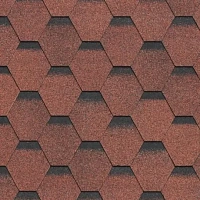 Гибкая черепица однослойная Docke Premium Шеффилд Клубника