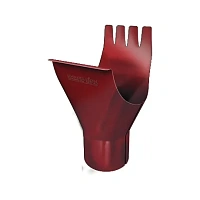 Выход из желоба Grand Line 125/90 мм RAL 3011 - коричнево-красный