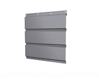 Софит металлический без перфорации Grand Line Satin 140 г/м2 RAL 7004
