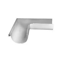 Угол желоба внешний Grand Line 150/100 мм RAL 9003 - белый