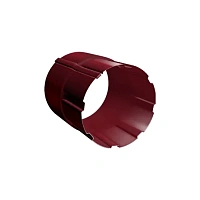 Соединитель труб Grand Line 125/90 мм RAL 3005 - красное вино