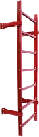 Лестница пожарная ROOFSYSTEMS П1-1 длина 2,45 м RAL 3009
