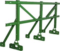 Ограждение кровли ROOFSYSTEMS PRESTIGE для фальцевой кровли H-1200 (овал) RAL 6020