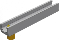 BGU Универсальный лоток DN100 № 0 с вертикальным водосливом без уклона