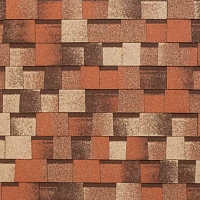 Гибкая черепица двухслойная Tegola Nobil Tile ШЕРВУД Терракота