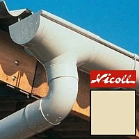 Пластиковый водосток Nicoll LG 33 170/100 Слоновая кость RAL 1015