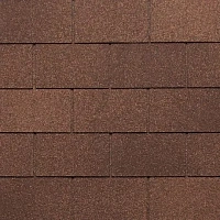Гибкая черепица однослойная Tegola Nordland КЛАССИК Коричневый с отливом