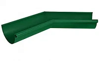 Угол желоба внутренний AQUASYSTEM покрытие PURAL, зеленый RAL 6005 135 град. D 150/100 мм
