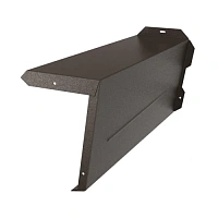 Aquasystem Сегментная планка правая, 0,5 мм Rooftop Matt Zn 180 (Россия) RAL 8019 (т-коричневый)