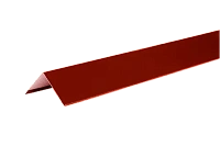 Уголок металлический внешнний (полиэстер) RAL 3009 (красный)