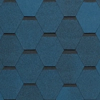 Гибкая черепица однослойная Tegola Nordland НОРДИК Синий с отливом