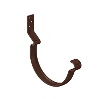 Крюк короткий усиленный модернизированный с комплектом крепления AQUASYSTEM Комфорт коричневый RAL 8017 D 125/90 мм