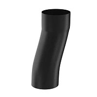 S-обвод AQUASYSTEM покрытие PURAL MATT, чёрный RR 33 D 125/90 мм