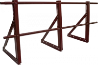 Ограждение кровли ТЕКТА H-900 d-25 (круг) EURO RAL 8017