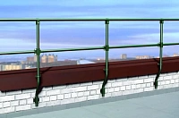 Парапетное ограждение для кровли Borge 600мм RAL 6005 Парапетное ограждение для кровли Borge 600мм RAL 6005