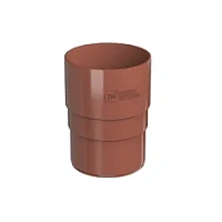 ТН ПВХ муфта трубы, Красный RAL 8004*