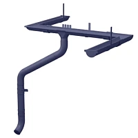 Металлический водосток Interprofil 125/90 Полиэстер RAL 7024 (Графит)