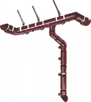 Пластиковый водосток Docke Standart 120/85 Красный RAL 3005