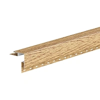 Угол сайдинга наружный 50х50 Aquasystem Printech Бук (Log)