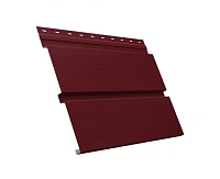 Софит металлический с перфорацией Квадро брус Grand Line Satin 140 г/м2 RAL 3005