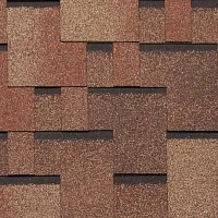 Гибкая черепица однослойная Tegola Nordland АЛЬПИН Терракотовый