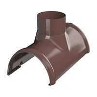 ТН ПВХ воронка желоба, Коричневый RAL 8017