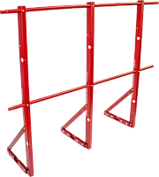 Ограждение кровли ТЕКТА для фальцевой кровли H-1200 d-25 (круг) RAL 3005